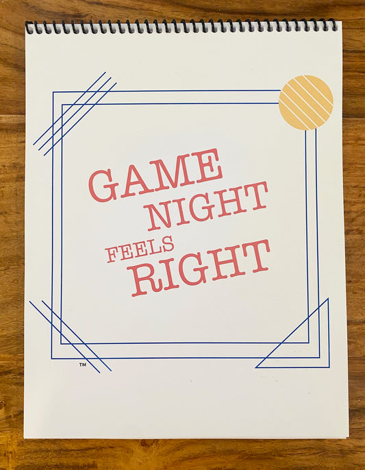 Game Night Feels Right Notebook