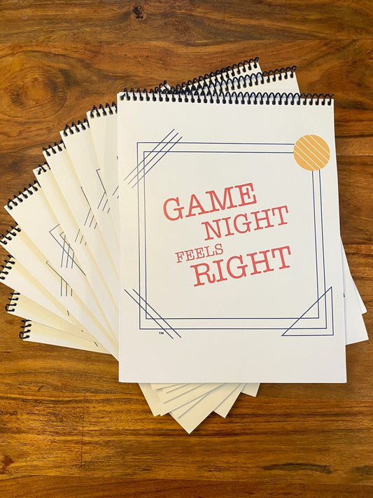 Game Night Feels Right Notebook - Set of 10